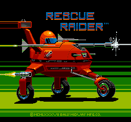 Rescue Raider Title Screen